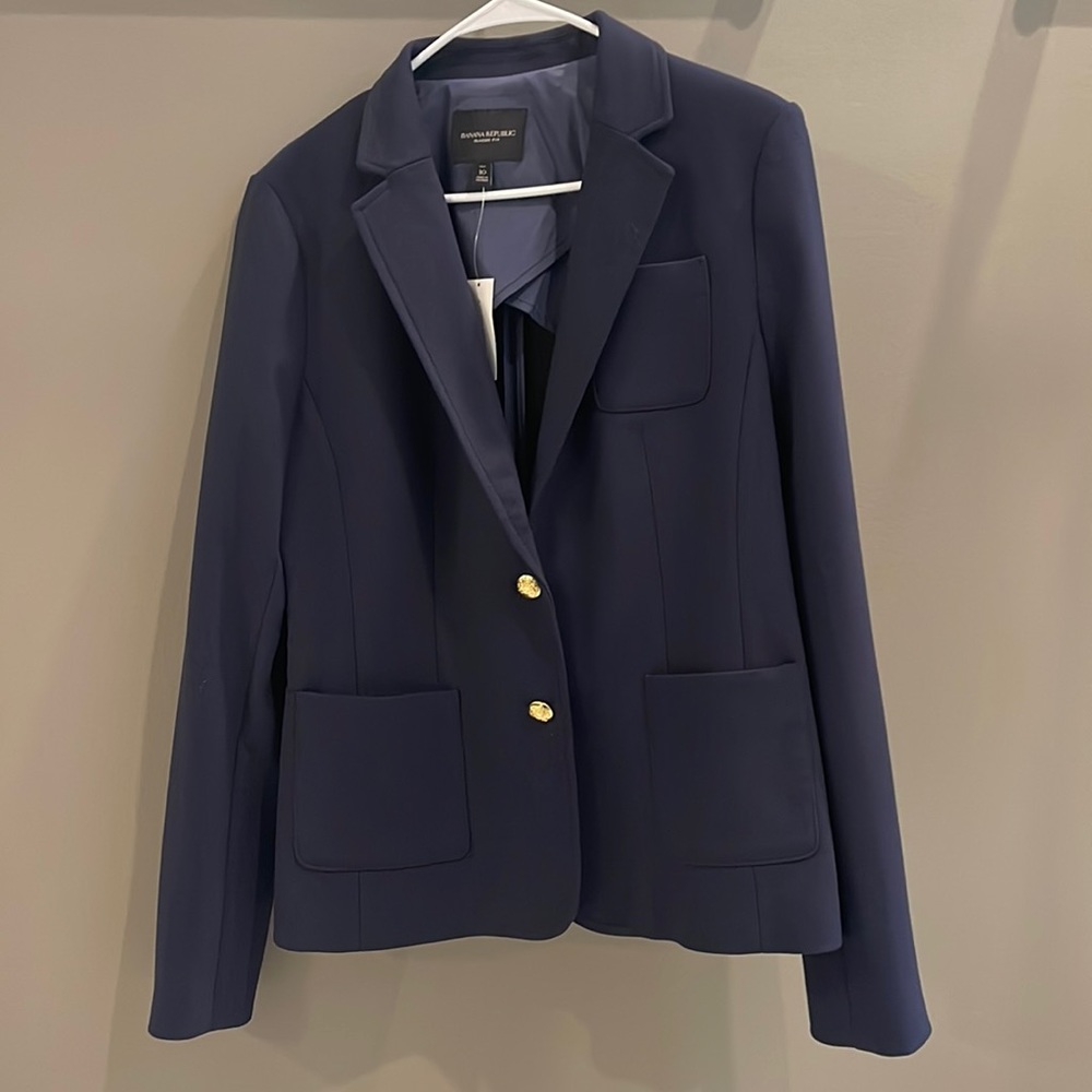 Banana Republic Navy Blazer